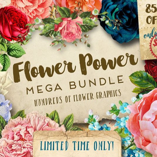 Flower Power Mega Bundle (LIFETIME ACCESS) | Shopee Malaysia