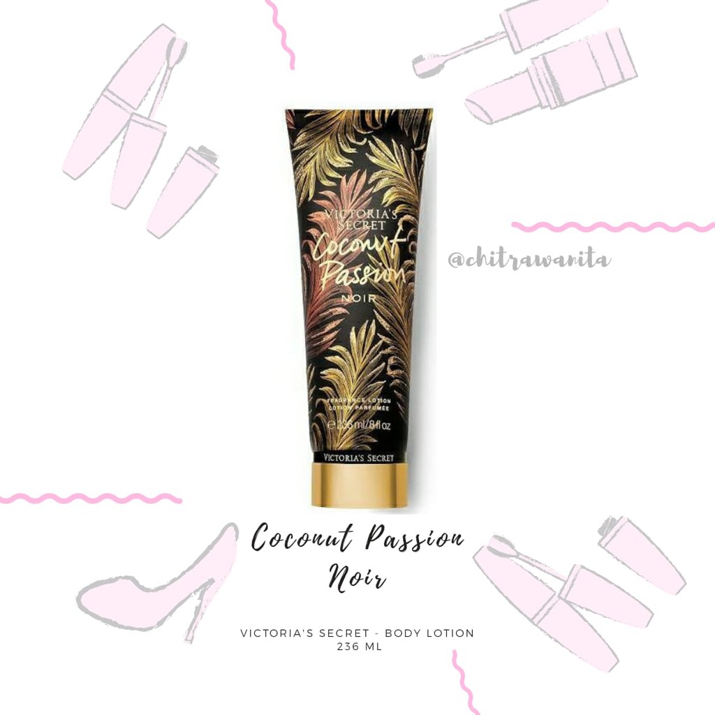 Victoria's Secret Body Lotion Coconut Passion Noir (Full Size) Shopee Malaysia