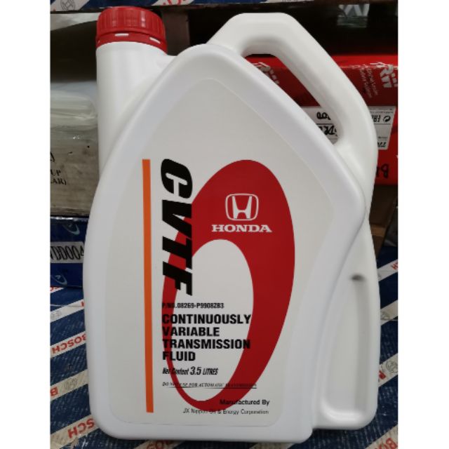 CVTF Honda Continuously Variable Transmission Fluid 08269-P9908ZB3 3.5L ...