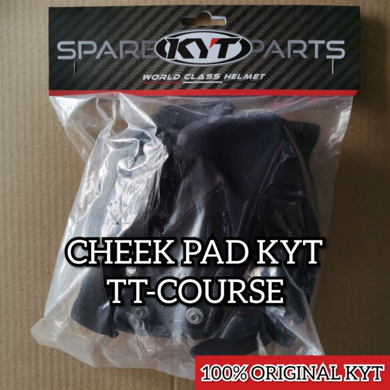 ORIGINAL KYT 🔥🔥 PADDING KYT TT COURSE CHEEK PAD TTCOURSE SIDE SPAN