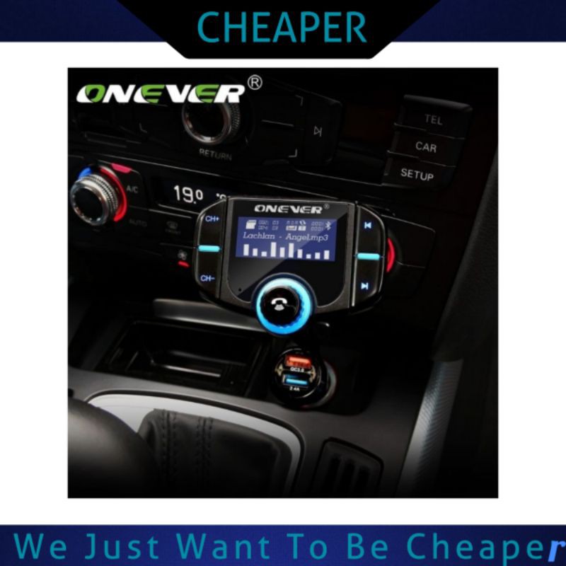 CAR FM BT Auto Transmitter Bluetooth Player Wireless Handsfree Kit ...
