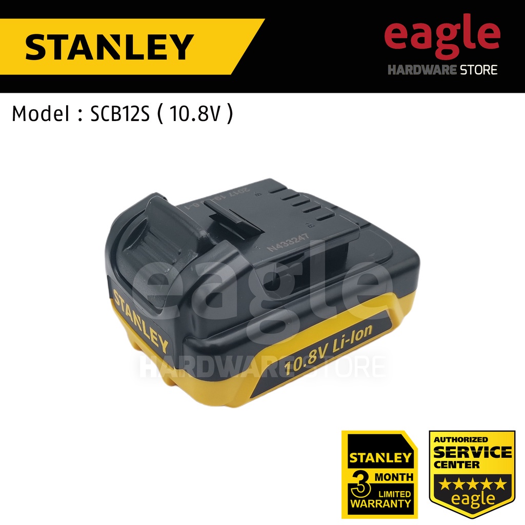 Stanley SCB12S-B1 10.8V / 12V 1.5 Ah Li-Ion Battery Pack ( SCB12 ...