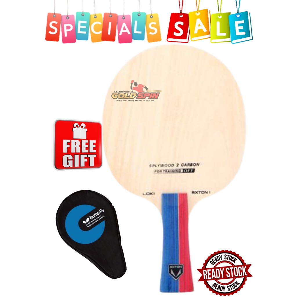 LOKI RXTON 1 CARBON PING PONG BLADE FOR BEGINNER PLAYER | Shopee Malaysia