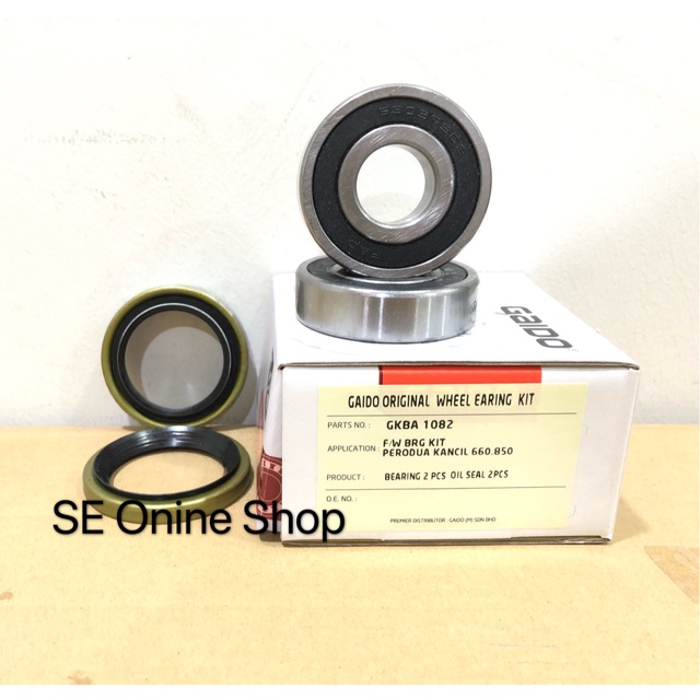 GAIDO Wheel Bearing Kancil 660 850cc Front Wheel Bearing Bering Depan