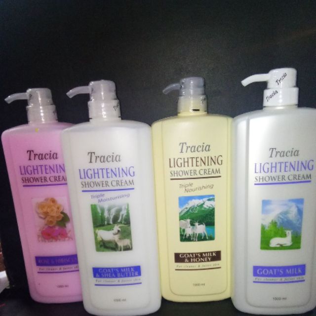 TRACIA LIGHTENING SHOWER CREAM 1000ML Shopee Malaysia