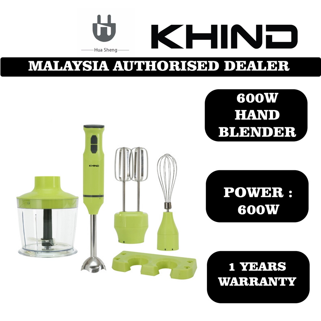 Khind Hand Blender Blender Tangan BH600AS 600W Shopee Malaysia