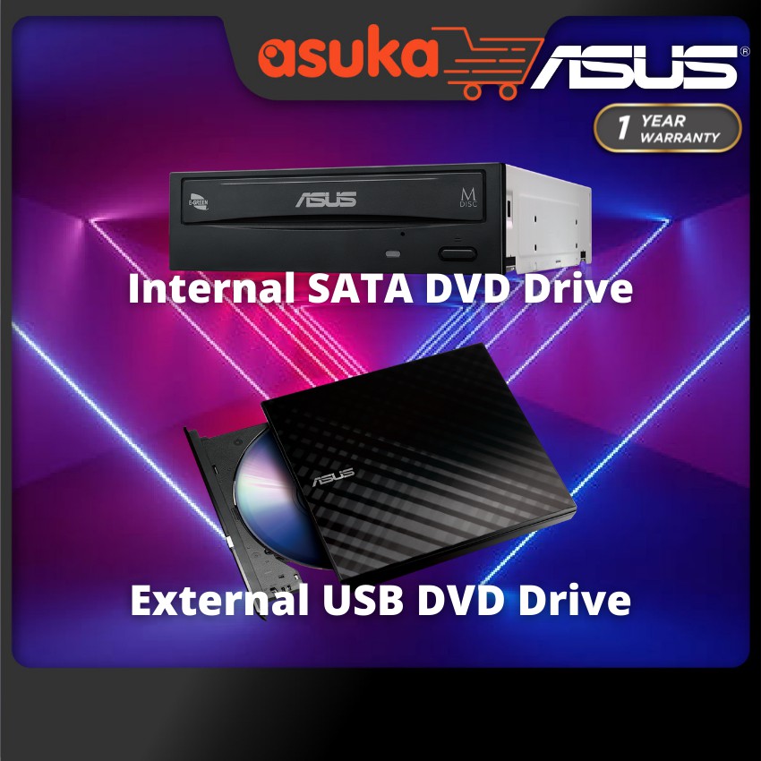 ASUS Internal DVD Drive & External DVD Drive ( SDRW08D2SU Lite DRW