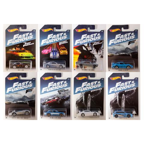 Hot Wheels 2017 Fast & Furious Exclusive Complete Set of 8 Hotwheels (NEW,  SEALED)