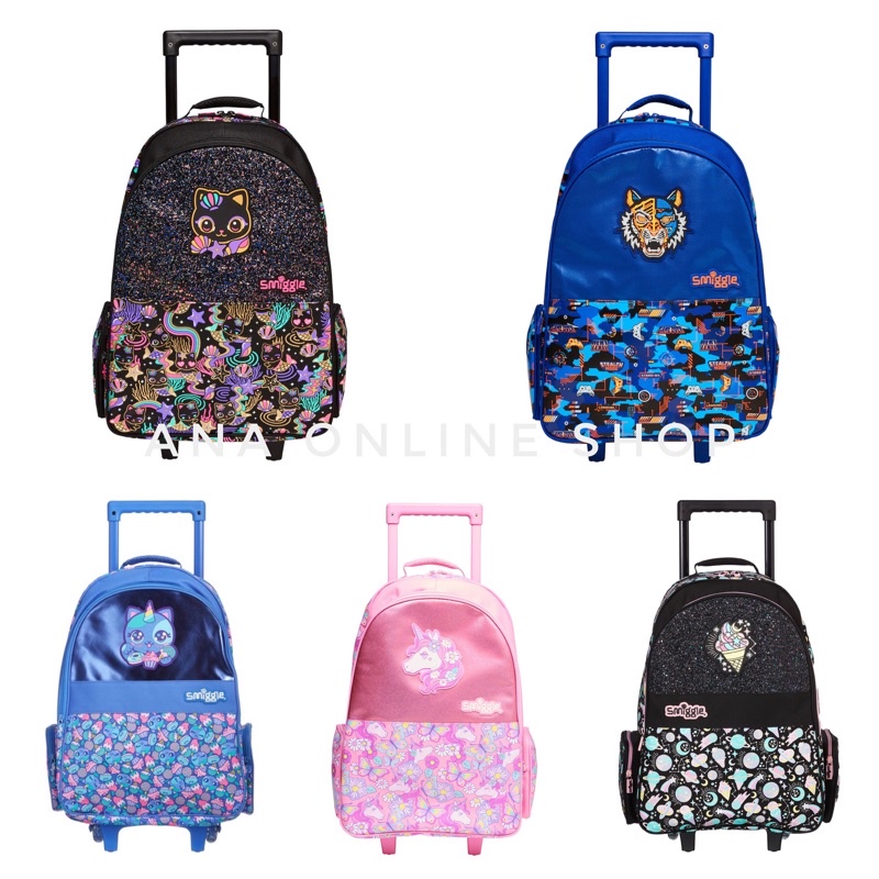 Smiggle rolling backpack online