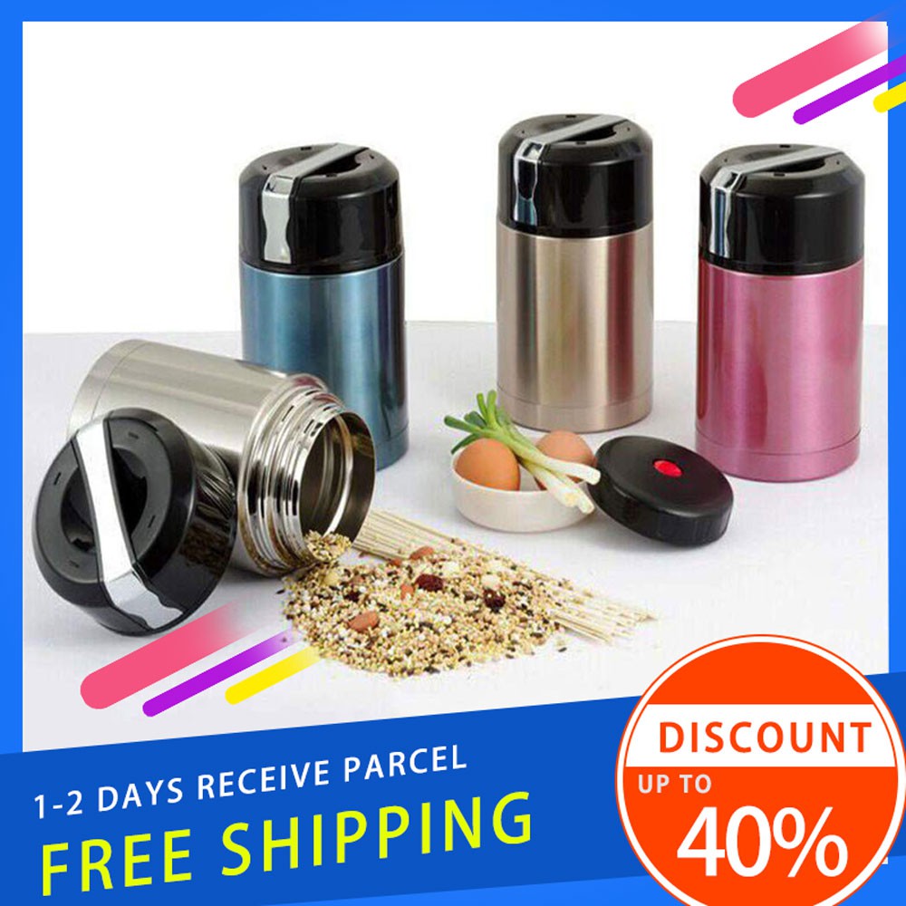 DELLY KOREA 1000ML THERMOS FOR FOOD WITH CONTAINERS STAINLESS STEEL VACUUM LUNCH BOX THERMOS BPA