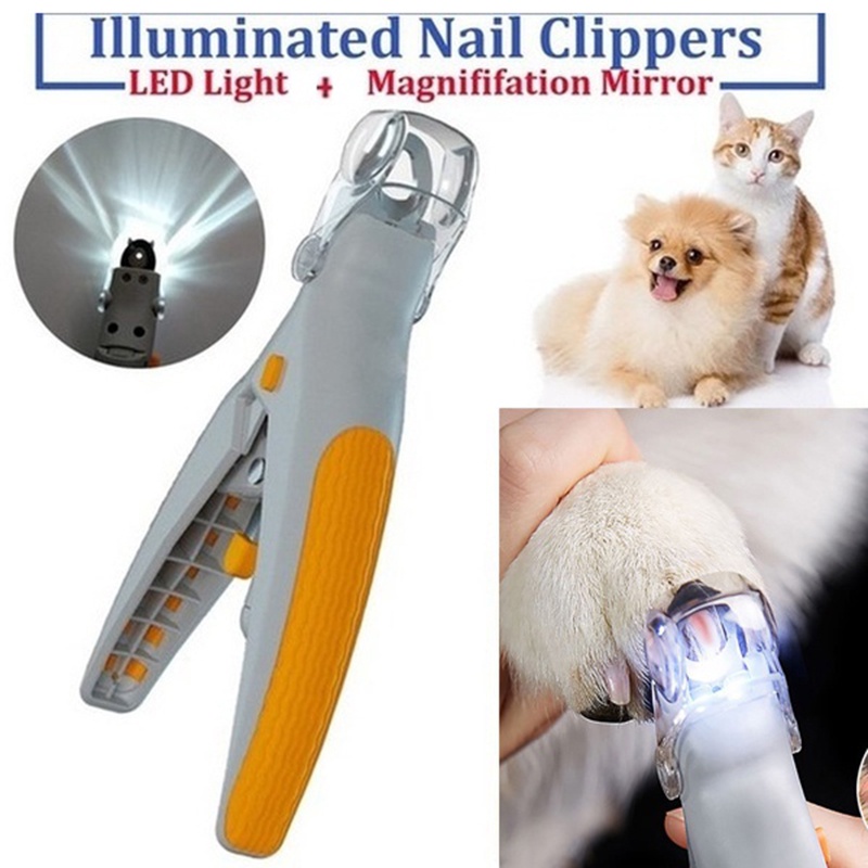 Illuminated pet nail trimmer discount