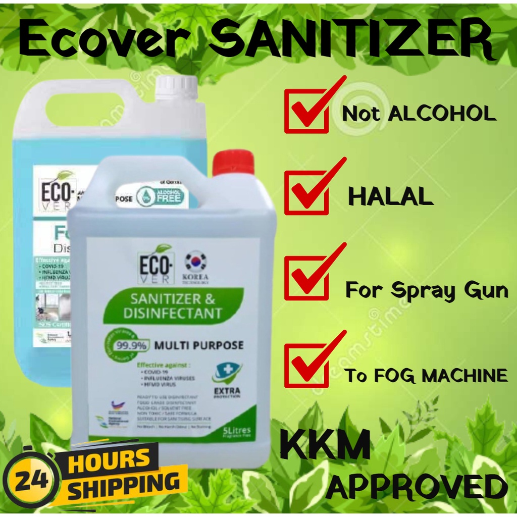 [SHIP WITHIN 24Hour] ECO VER Fog & Smoke All Surface Disinfectant