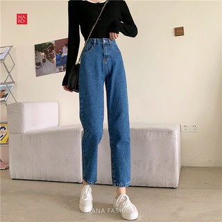 [READY STOCK] Hana Fashion – Korean Denim Slim High Waist Jeans for Women –  HF0047 – 韩版高腰修身牛仔长裤