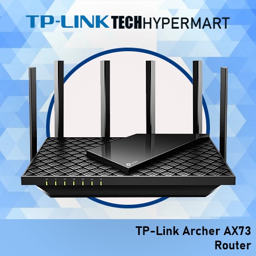 TP-Link Archer AX73 Routers (AX5400 Dual-Band, 2.4 GHz, 6× Antennas ...