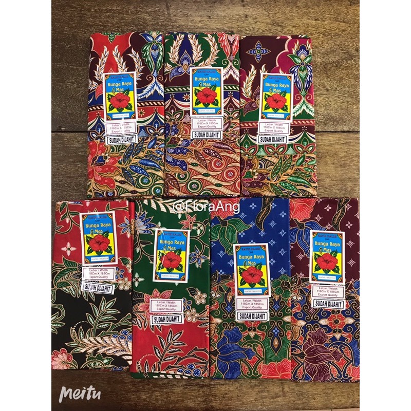 🔥READYSTOCK🔥batik bunga🌺raya mas *RANDOM* | Shopee Malaysia
