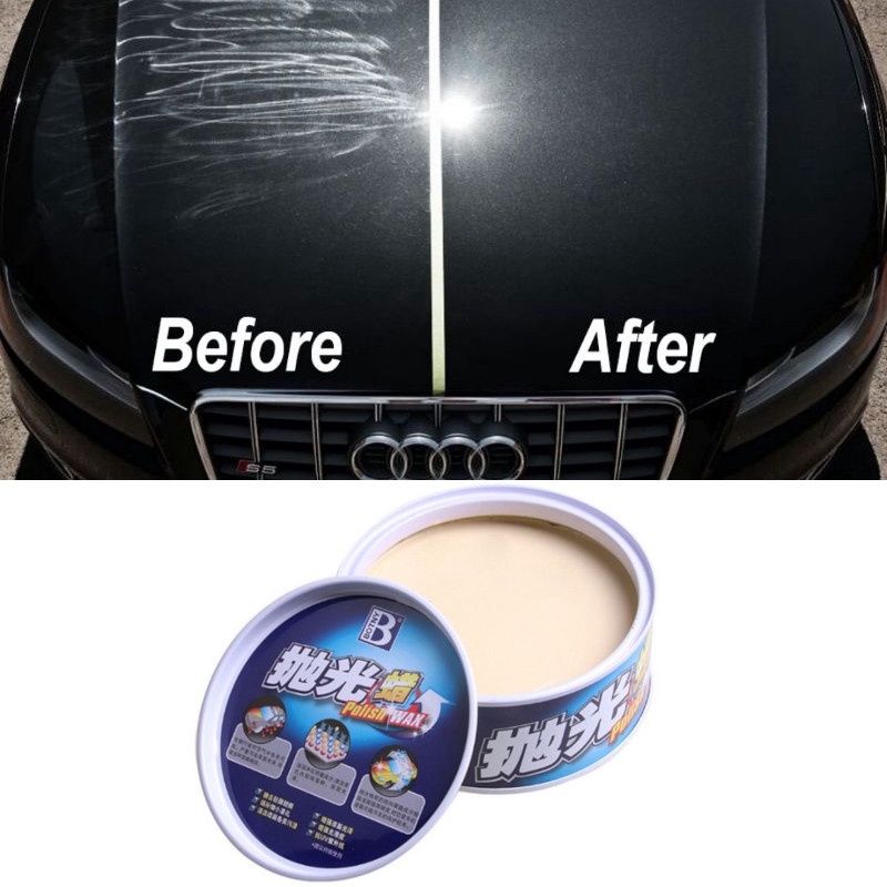 Car Polish Wax 250G Remove Dirty Mark Stain Waxing Paint Coating myvi
