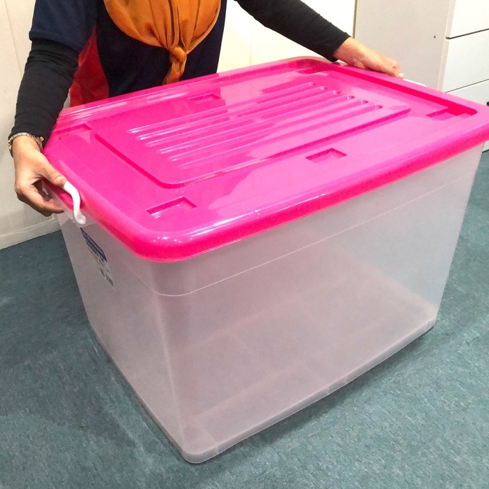 MAXONIC 150L MULTIPURPOSE STORAGE BOX WITH 6 WHEELS HOME STORAGE