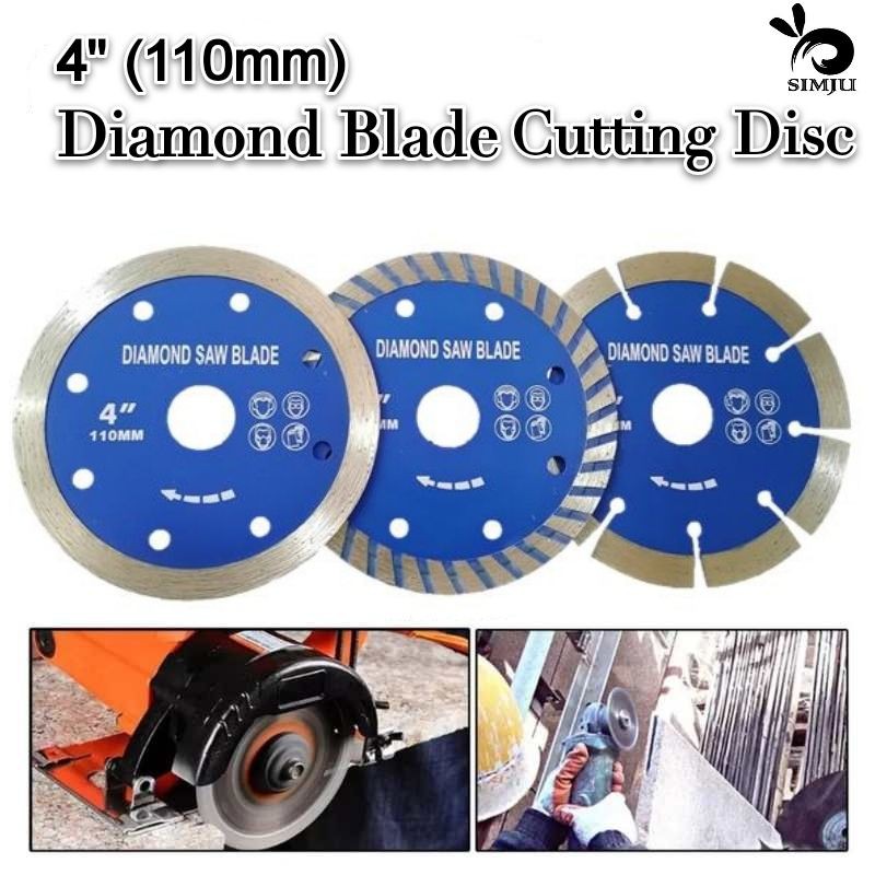 FACHLICH 4/4.5 Inch Diamond Saw Blade – Cutting Wheel For Porcelain, Marble, Tile – 105/115mm
