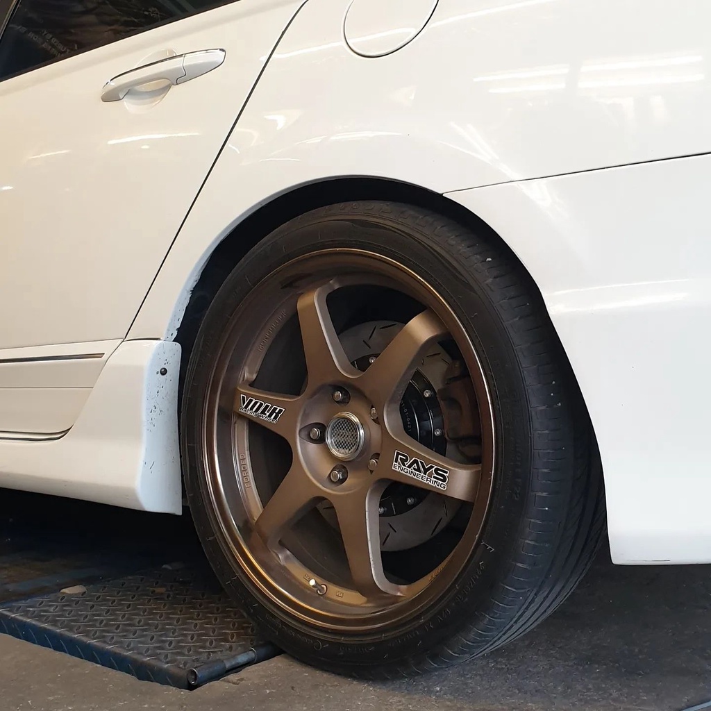 NASHIN (REAR) Oversize Performance rotor kit for Honda Civic FB FD FD2 ...