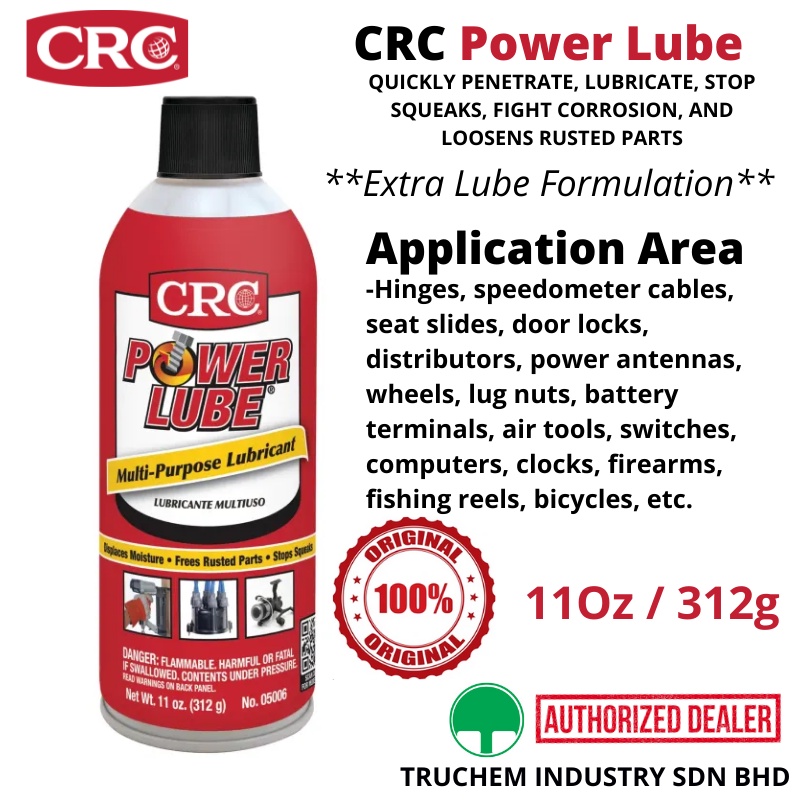 100% Original CRC Power Lube Multipurpose Lubrication Stop Rust Anti ...
