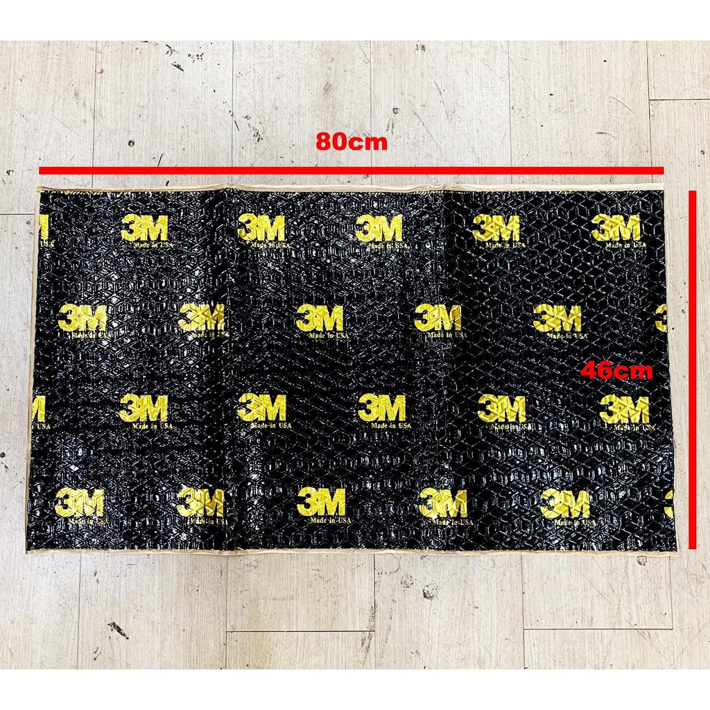3M 2 in 1 Bitumen Acoustic Soundproof Pad Sound Proof Deadening Damping ...
