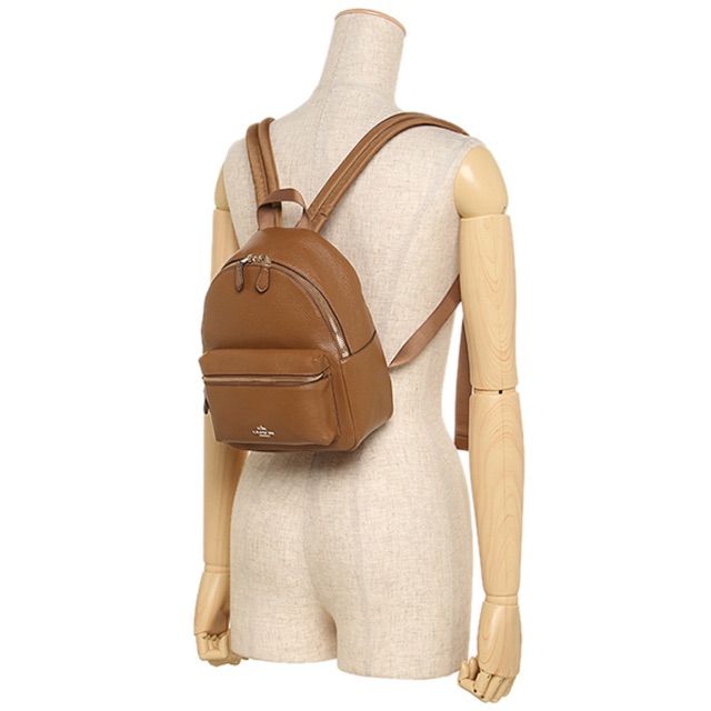 Coach Signature Mini Charlie Backpack Shopee Malaysia