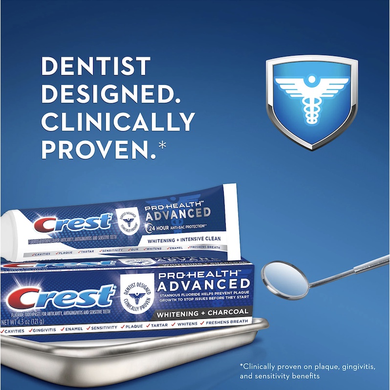Toothpaste - BRIGHT WHITE & DEEP Clean Crest Pro-Health Advanced ...