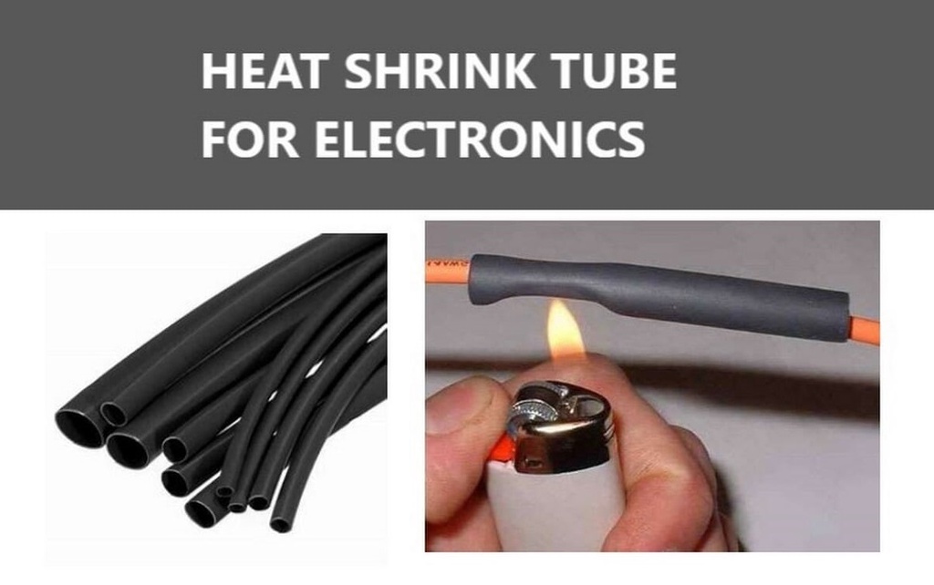 1 Meter Heat Shrink Tube Heat Shrinkable Sleeving Black Color 2.5mm-8mm ...