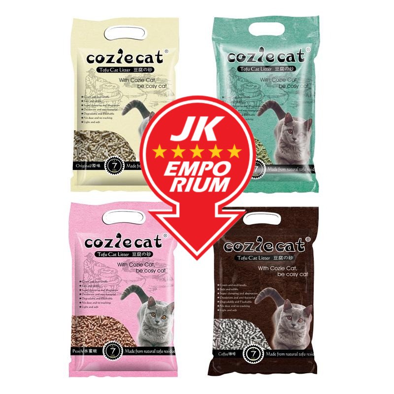 Cozie cat 2025 tofu cat litter