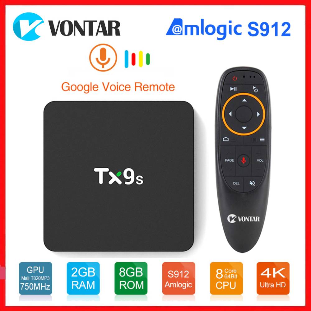 Vontar TX9S Amlogic S912 Smart TV Box Android Octa Core Set Top Box 2