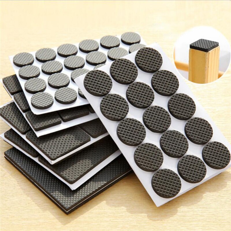 Multifunction Black Self Adhesive Furniture Leg Table Chair Sofa Feet ...