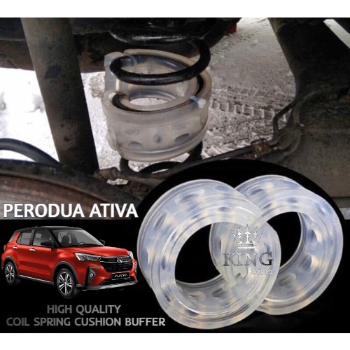 Perodua Ativa High Quality Transparent Silicon Coil Spring Cushion ...