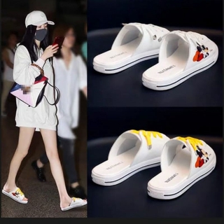 Sole Hideout - MLB X Mickey Mouse Slides for Women
