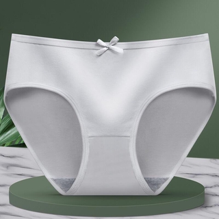 《Mega Deal》Korean Plus size M-XXL Women Underwear Panties Cotton Breathable  Sexy Panty Simple Female Briefs Panties