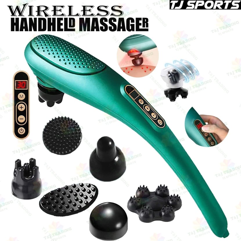 Rechargeable Smart Electric Dolphin Massager LCD Display Full Body