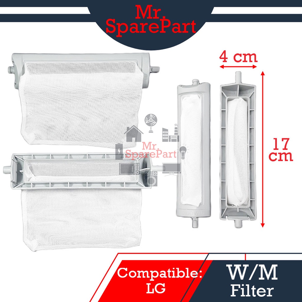 ( Compatible : LG ) Washing Machine Dust Filter ( 17*4 cm ) | Shopee ...
