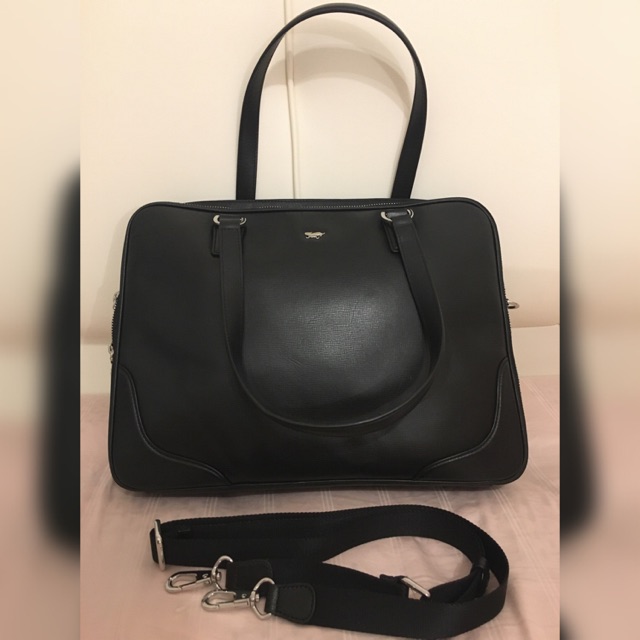 Braun Buffel leather office bag Shopee Malaysia