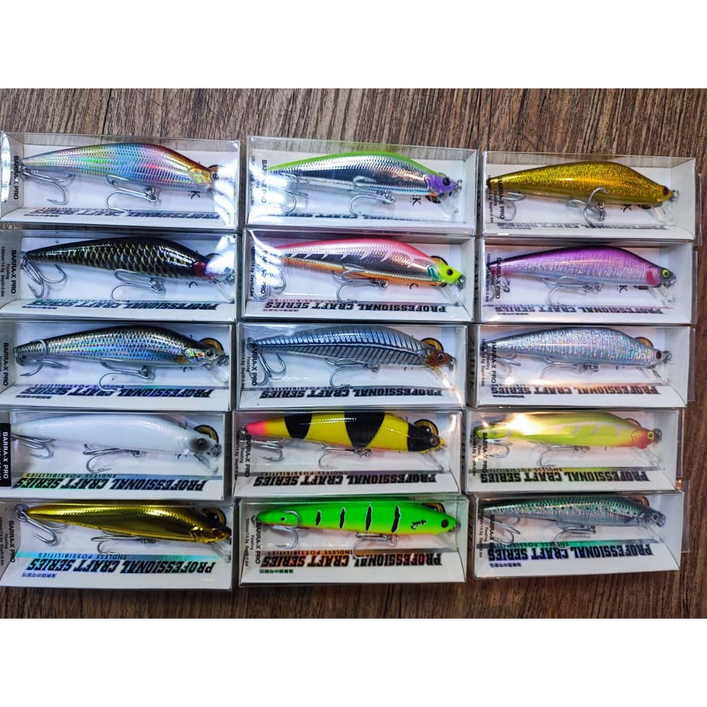 ZEREK BARRA-X PRO MINNOW 100MM 14.5G FLOATING | Shopee Malaysia