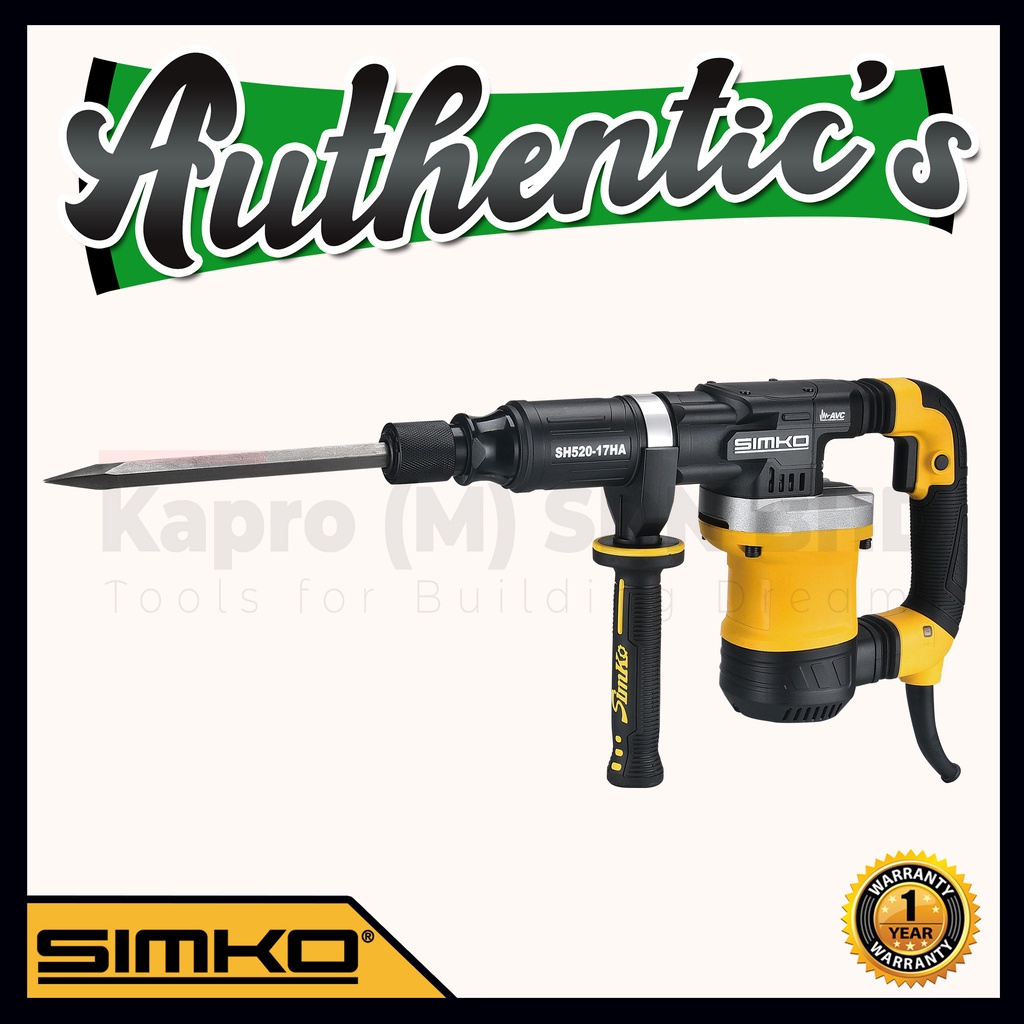 Simko SH520-17HA (5KG Heavy Duty Demolition Hammer) | Shopee Malaysia