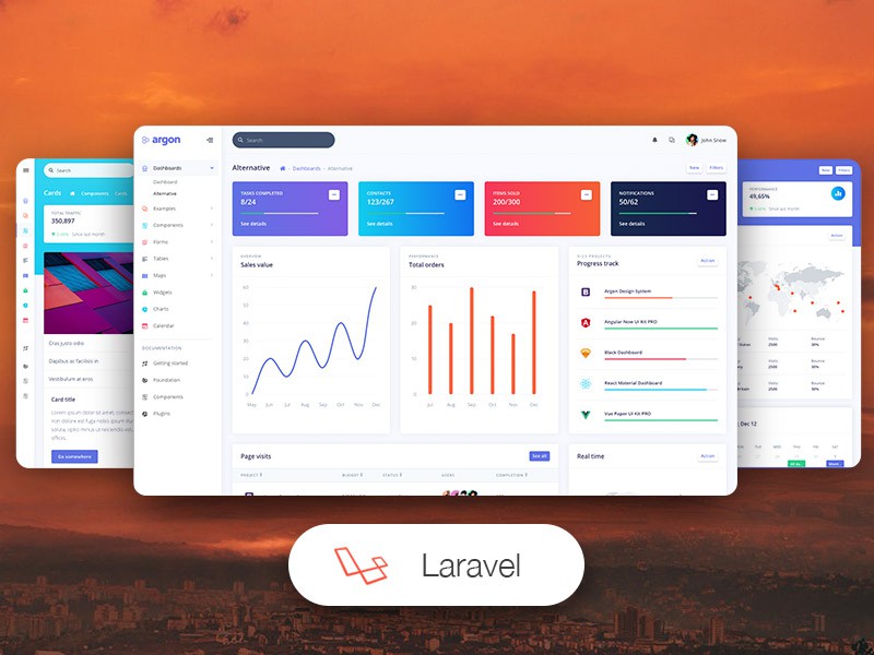 Argon Dashboard Pro Laravel - Laravel Bootstrap Admin Panel Theme By ...