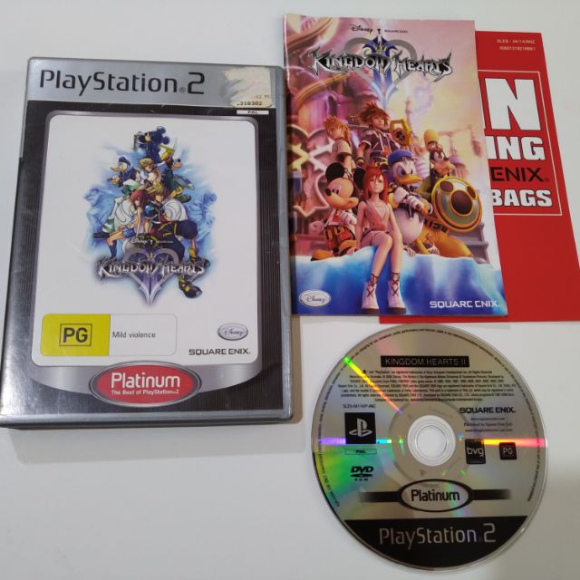 PS2 game Kingdom Hearts 2 (platinum) | Shopee Malaysia