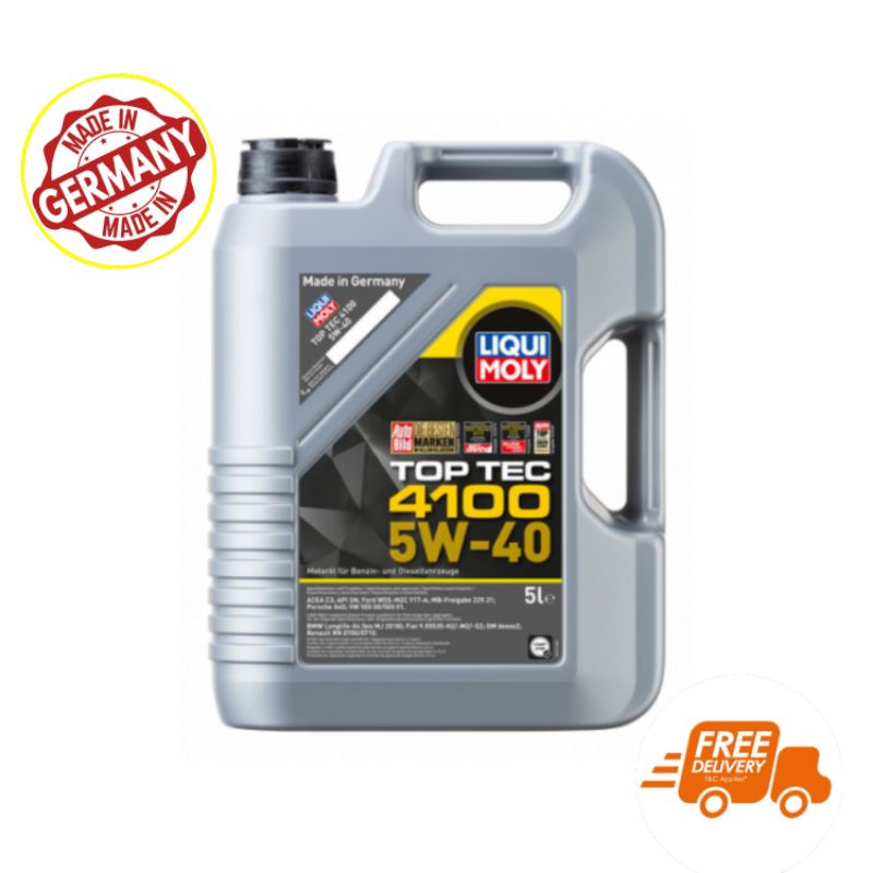 LIQUI MOLY 1L Top Tec 4100 Motor Oil 5W-40 (2329) main image 1