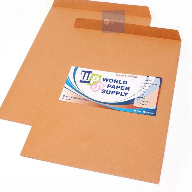 !! Brown Envelope Size Map WPS (27.5X37.5 cm) | Shopee Malaysia