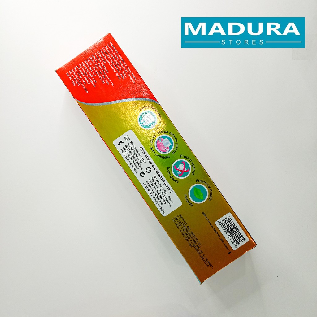 Dentobac Natural Herbal Toothpaste 150g (Ubat Gigi Herba Semula Jadi ...