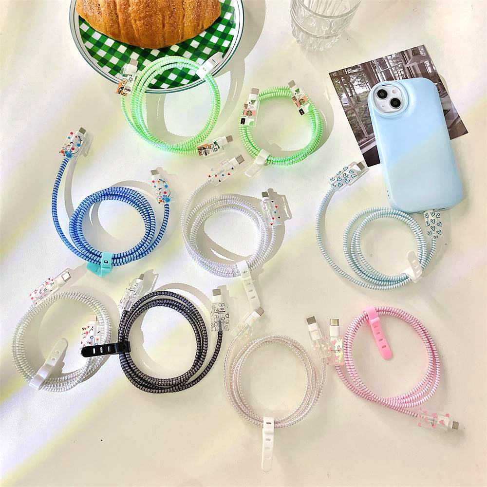 Casing for USB Cable Wrap Protector Data Line Cord Anti-bite Winding ...
