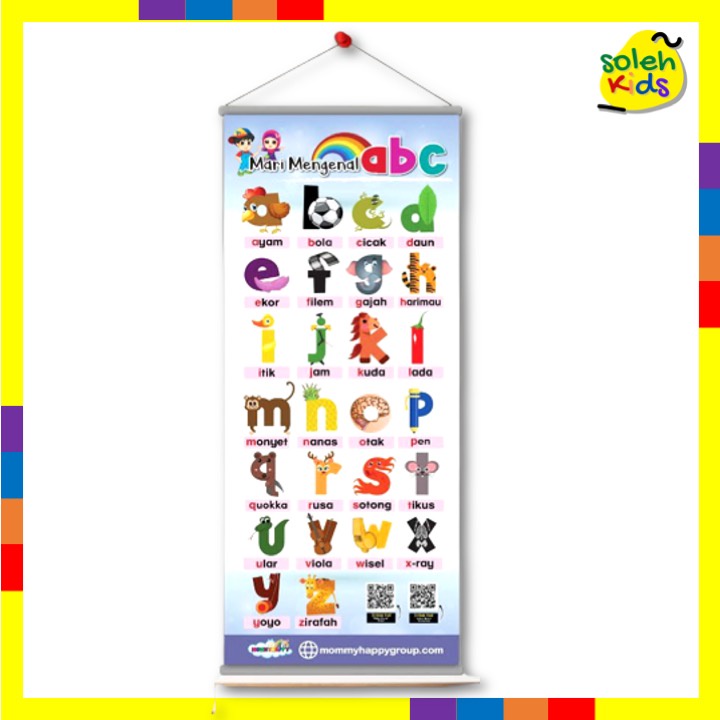 Bunting ABC 123 Suku Kata Hari dalam Seminggu | Shopee Malaysia