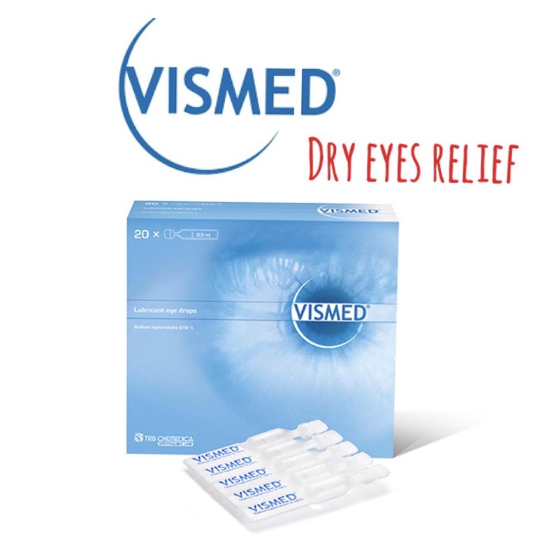 VISMED Eye Drops Single Dose 0.3ml Vials x20 Exp06/23 Shopee Malaysia
