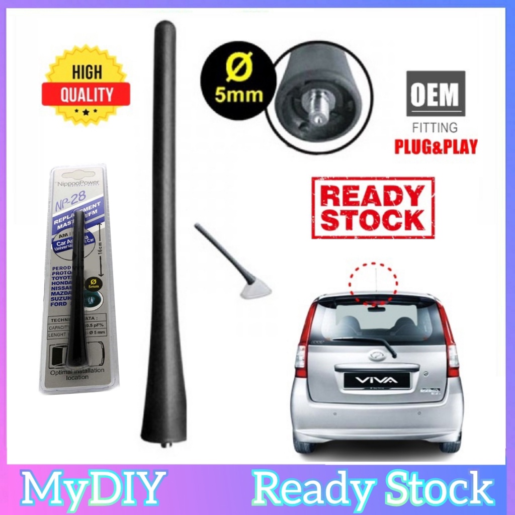 Perodua Myvi Antenna Antenna 16CM Roof Antenna Replacement Part OEM