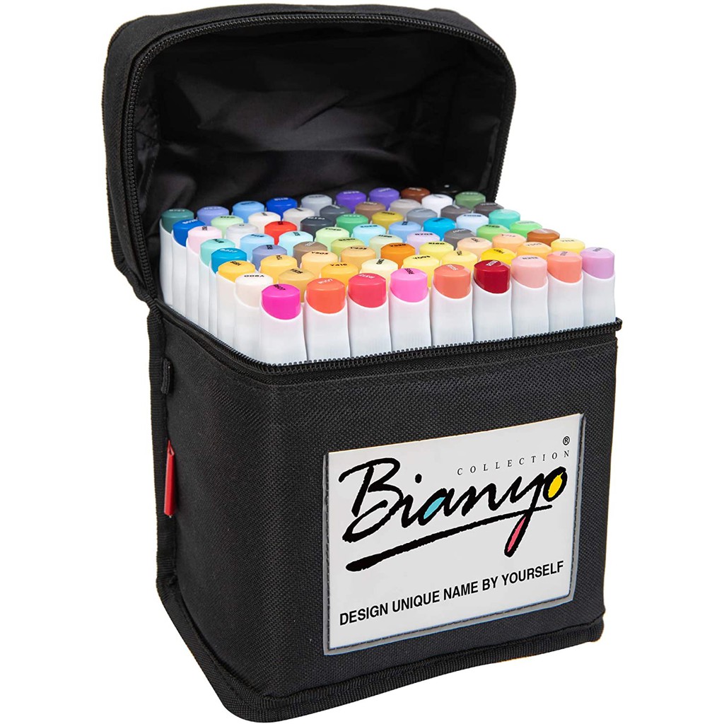 Bianyo 72 Pastel Markers Alcohol Marker Set Dual Tip Art Markers