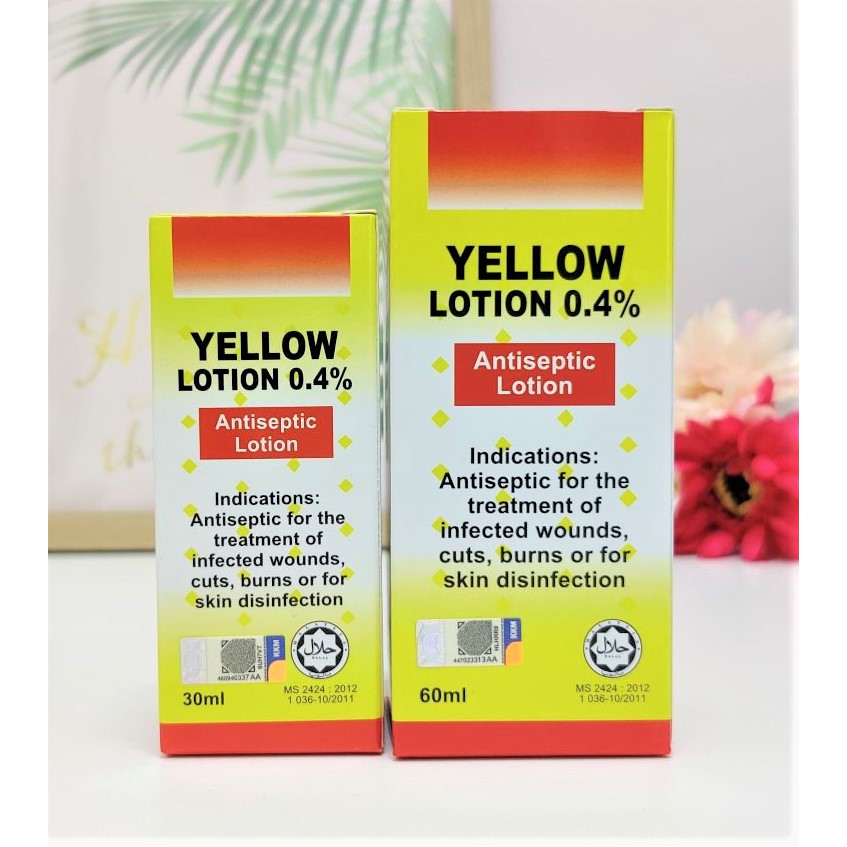 YELLOW LOTION 0.4 (ACRIFLAVINE SOLUTION) (30ML/60ML) Shopee Malaysia
